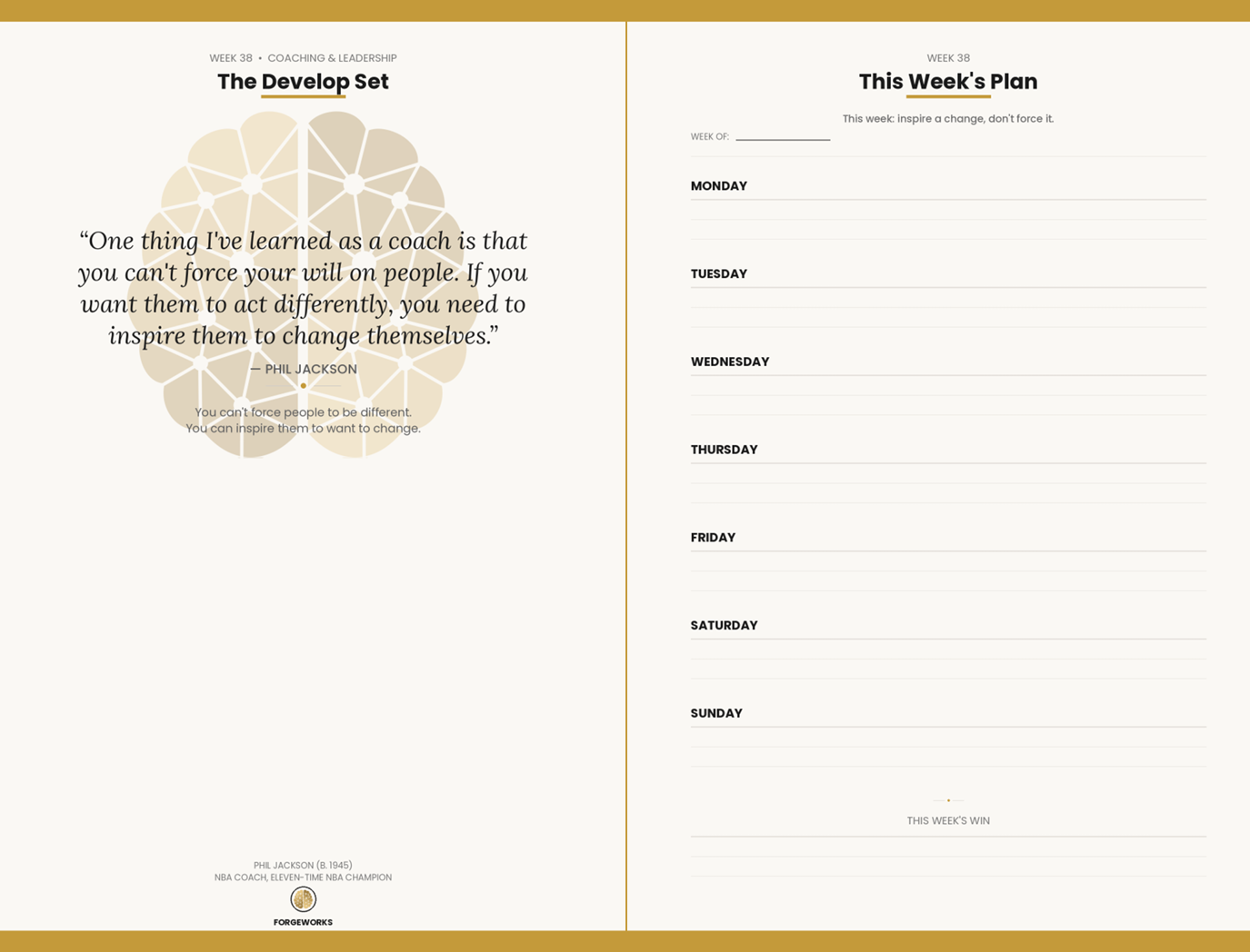Forgeworks Planner - Coachworks Edition
